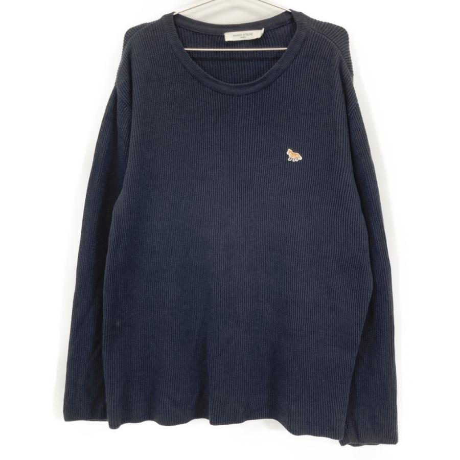 MAISON KITSUNE メゾンキツネ ネイビー IM00511KT1064 ワンポイント