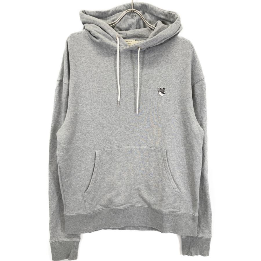 mai メゾンキツネ グレー パーカー XXS MAISON KITSUNE メゾンキツネ グレー GU00335KM0002 ワンポイント
