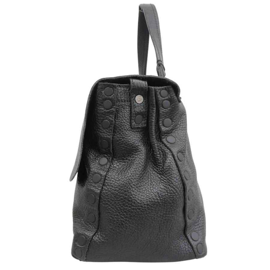 美品ZANELLATO ザネラート ショルダーバッグ ポスティーナ　黒 2way ZANELLATO (ザネラート) 2WAY レザー ショルダーバッグ Postina