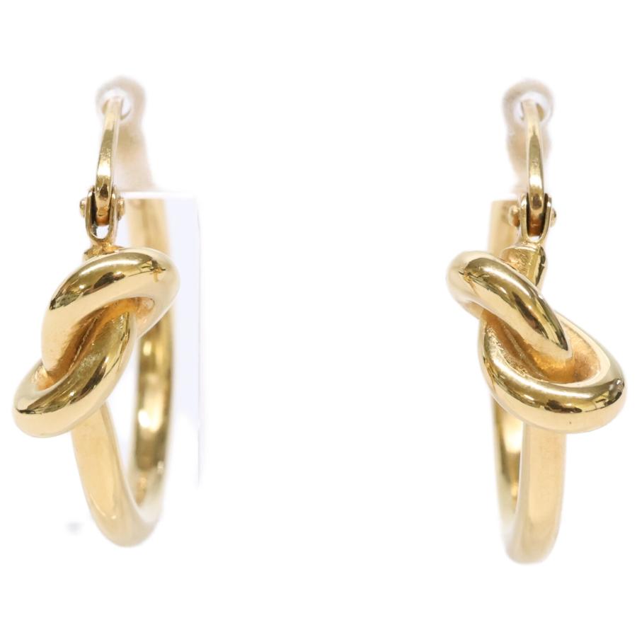 CELINE（セリーヌ） SCA4241 Knot Small Hoops ノット スモール フープ
