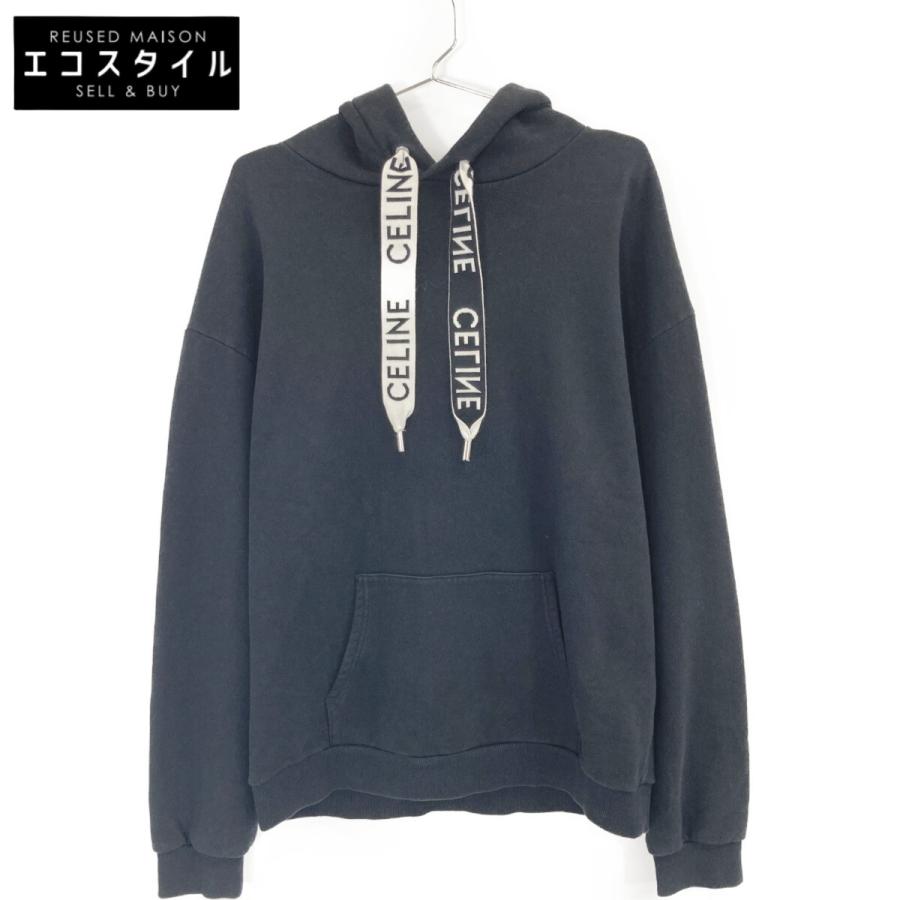 CELINE（セリーヌ） 2Y468670Q ブラック ルーズ フーディー ブラック