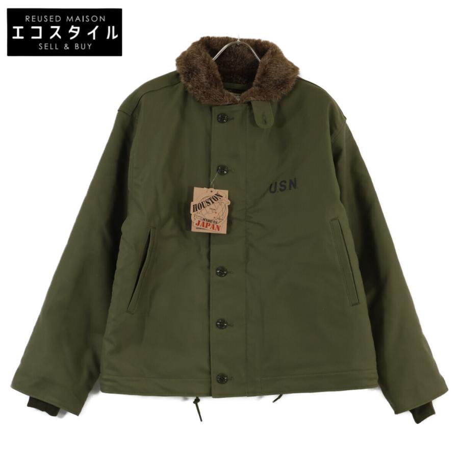 新品同様/ HOUSTON ヒューストン 5N-1 DECK Jacket インナーボア