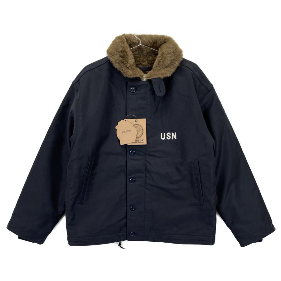 HOUSTON ヒューストン 5N-1 ネイビー DECK Jacket デッキジャケット 42