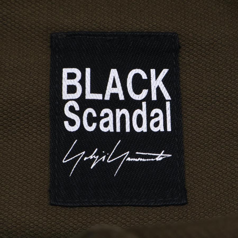 ブラックスキャンダルヨウジヤマモト 22AW HE-P99-047 ｶｰｷ ﾜｲﾄﾞﾊﾟﾝﾂ 2 BLACK Scandal Yohji Yamamoto ブラックスキャンダルヨウジヤマモト