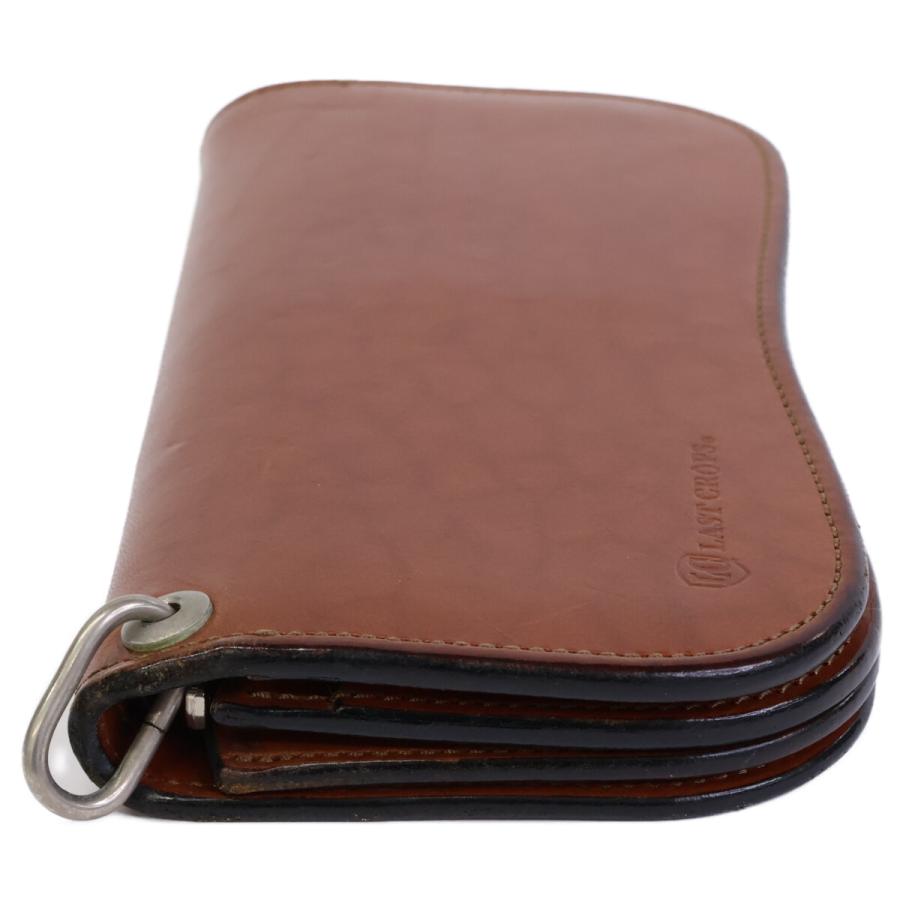 LAST CROPS. ブリスターL レザー 長財布 ダークブラウン LAST CROPS. ブリスターL レザー 長財布 ダークブラウン