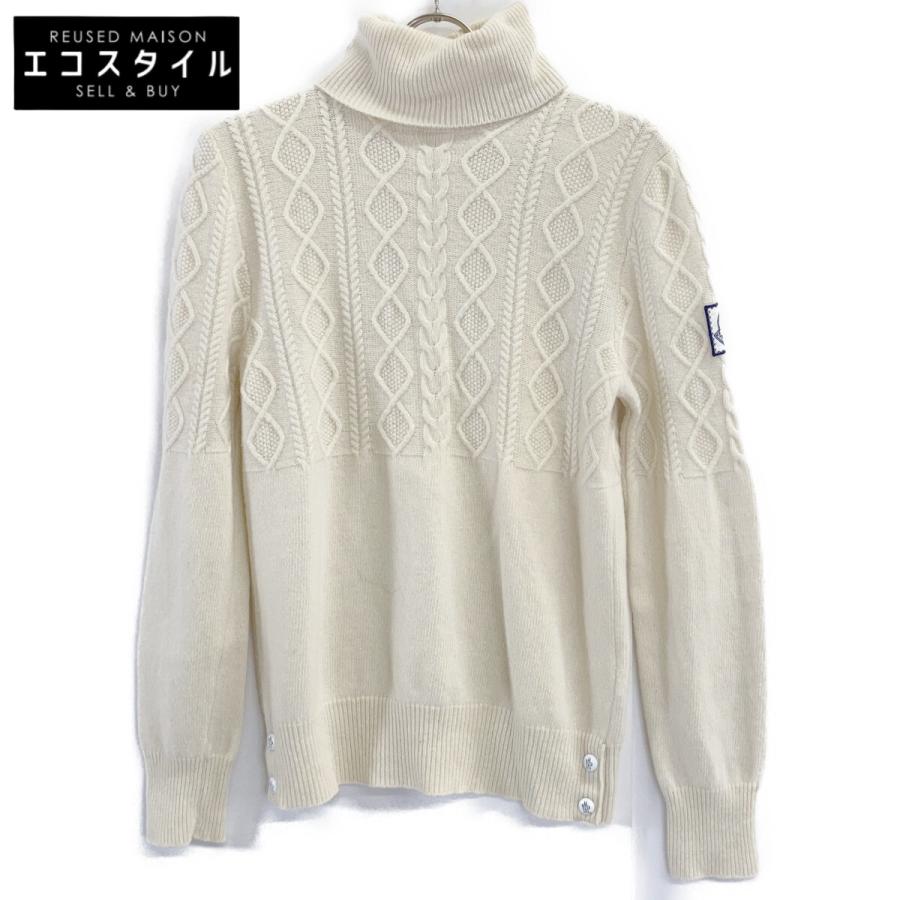 MONCLER（モンクレール） ガムブルー ウール タートルネックセーター