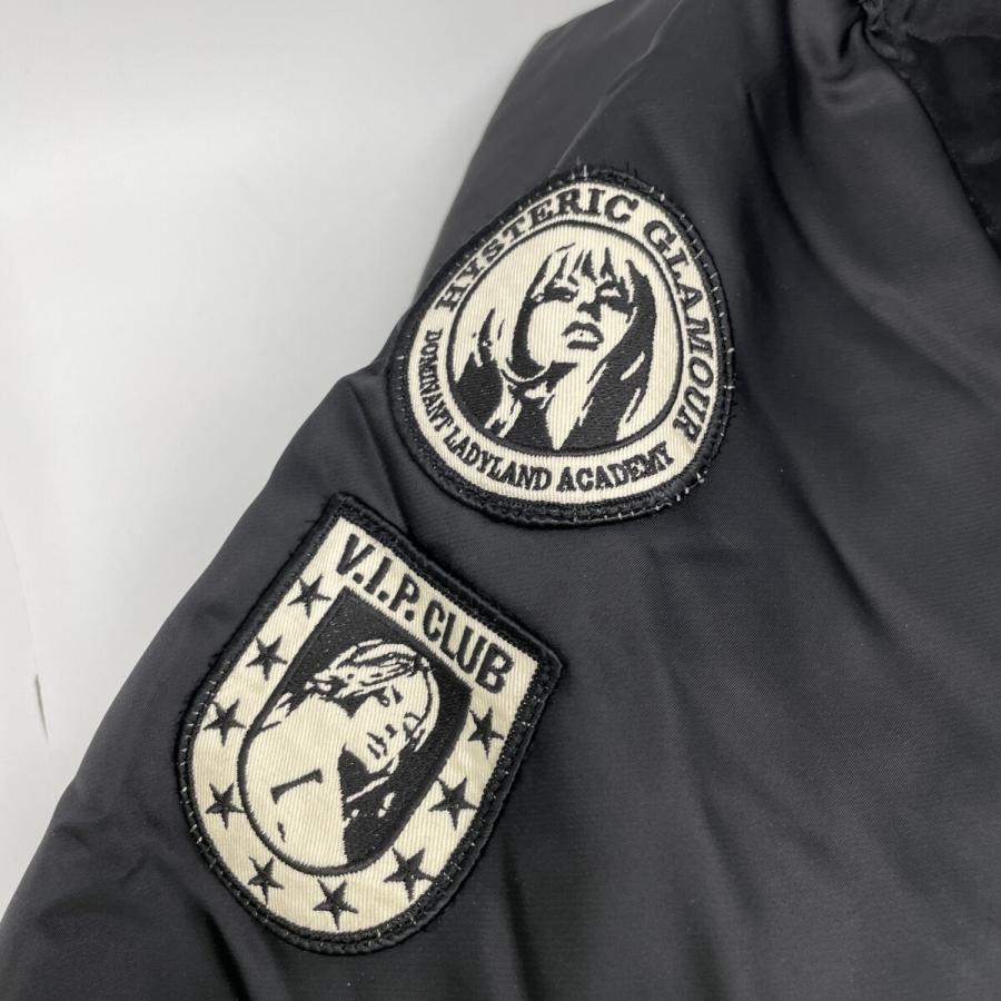 ヒステリックグラマー　ヒスガール　ワッペンロゴ　プリマロフト　ミリタリーコート HYSTERIC GLAMOUR（ヒステリックグラマー） ミリタリージャケット