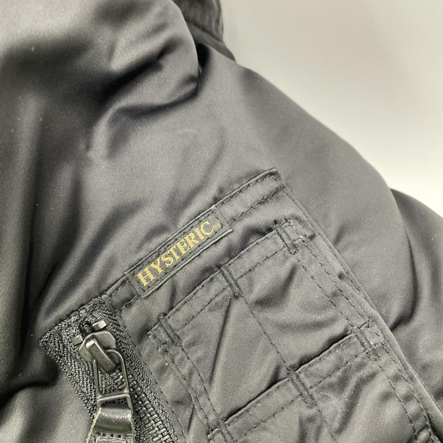 HYSTERIC GLAMOUR ヒステリックグラマー ブラック プリマロフト エア