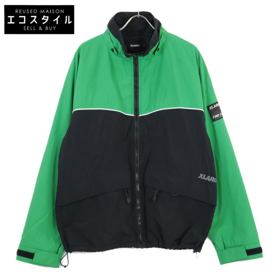 Xlarge キルティングジャケット グリーン/ブラック XLARGE（エクストラ ラージ） SAEL ジャケット QUILTED HALF ZIP SHIRT