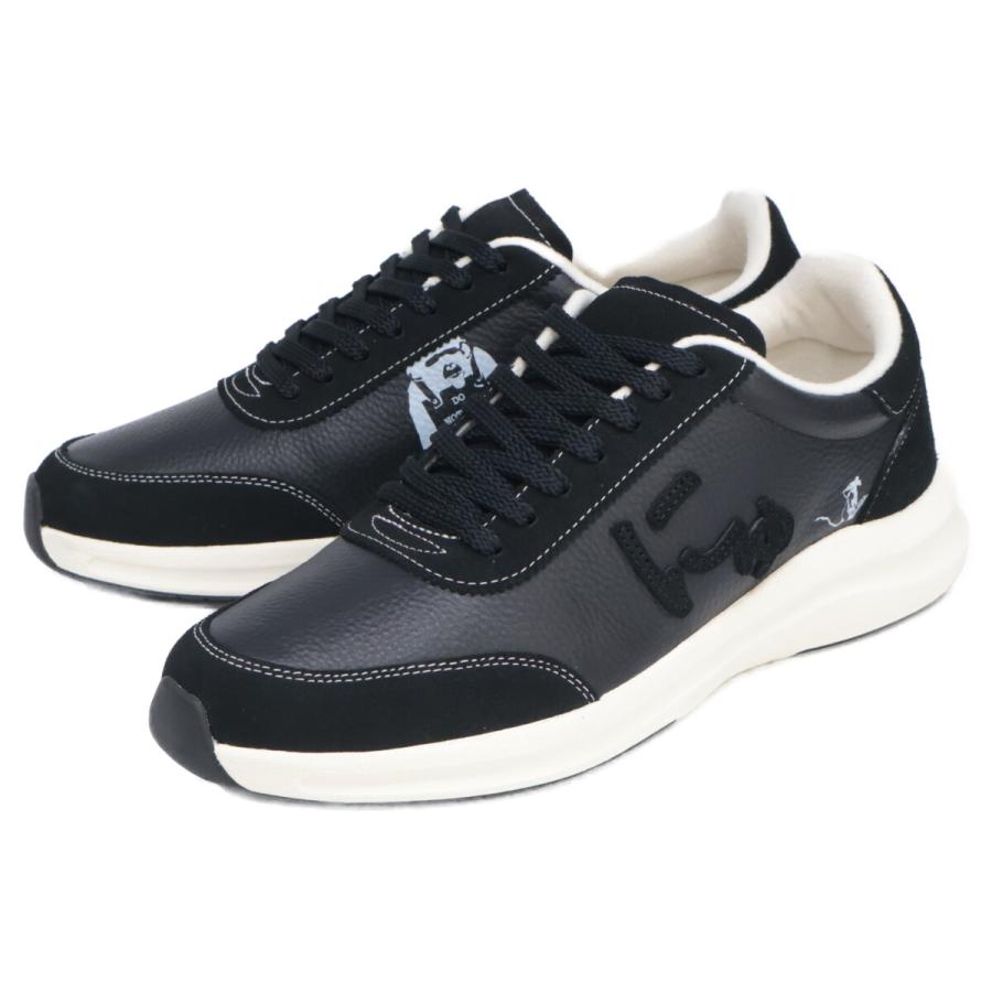 サンガッチョレザー スニーカー 黒 中古・古着通販】Sangacio (サンガッチョ) スニーカー ブラック サイズ