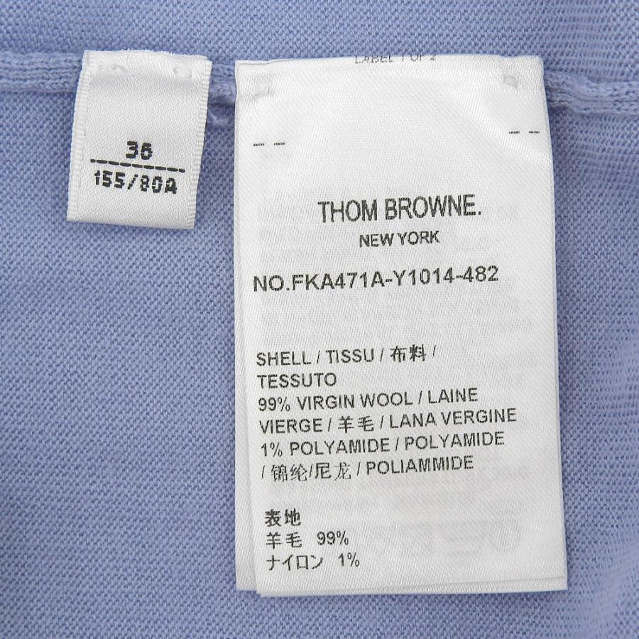美品 THOM BROWNE トムブラウン メリノウールジャージーステッチ4BAR T  