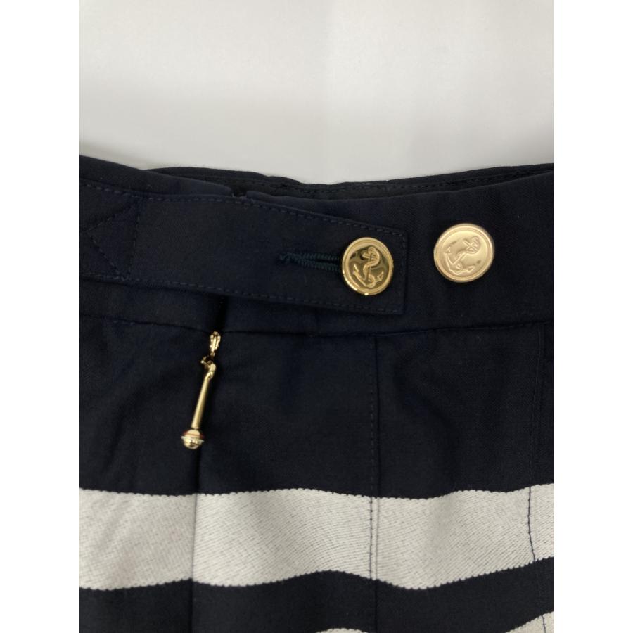THOM BROWNE トムブラウン FGC402V-06146 ネイビー 平織り4BARプリーツ