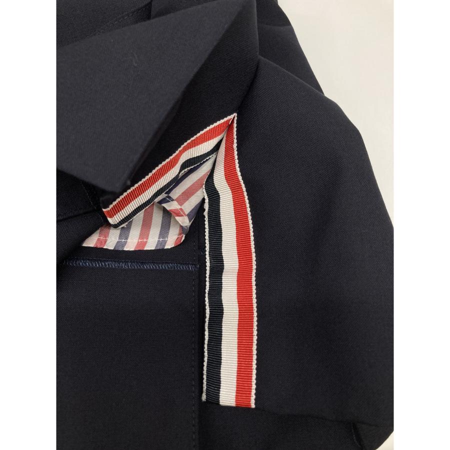 THOM BROWNE トムブラウン FGC402V-06146 ネイビー 平織り4BARプリーツ