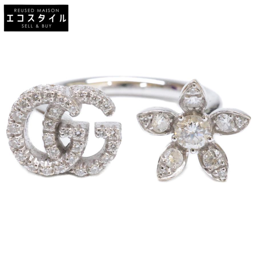 GUCCIグッチ　指輪　ダイヤモンド　6号　ピンキーリング GUCCIグッチ 指輪 ダイヤモンド 6号 ピンキーリング 【公式通販】