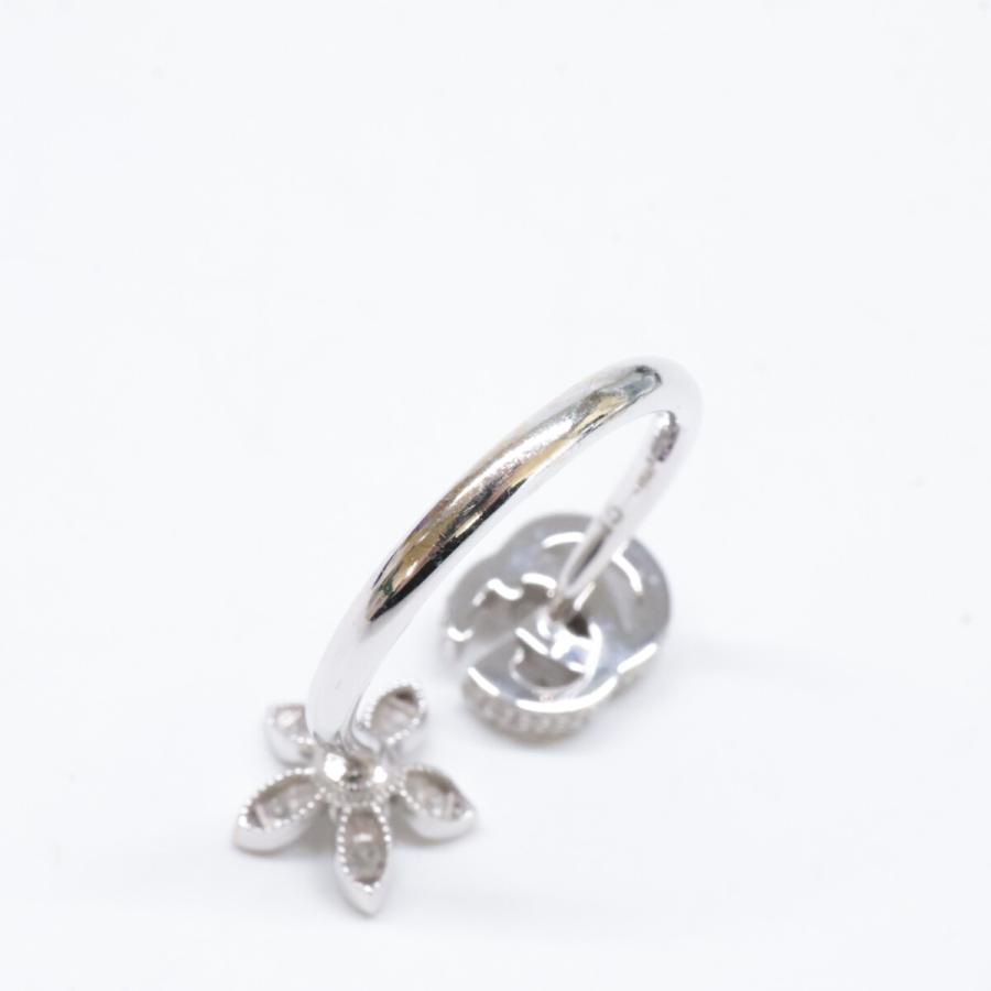 GUCCI（グッチ） 750WG フローラ ダブルG ダイヤモンド リング 指輪