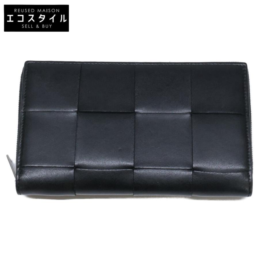 BOTTEGAVENETA マキシイントレチャート　長財布　ラウンドジップ BOTTEGA VENETA ボッテガヴェネタ マキシ イントレチャート ラウンド