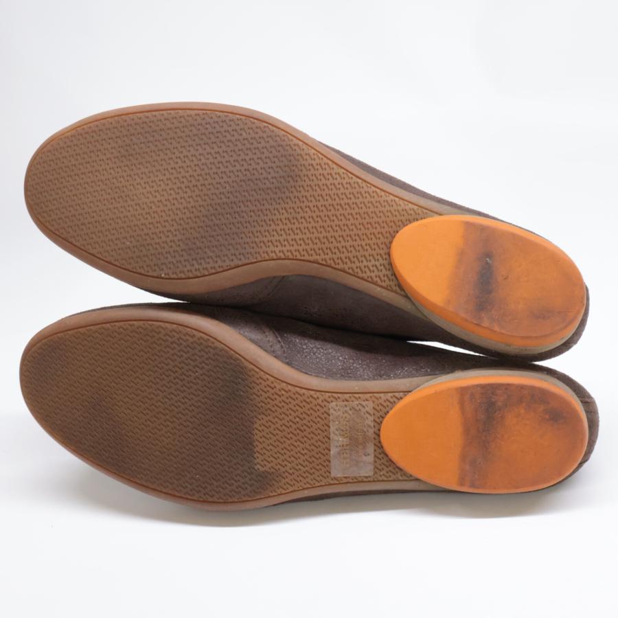 【HERMES】エルメス クイックレザー スニーカー ブラウン 39 1/2 中古・古着通販】HERMES (エルメス) クイック レザースニーカー