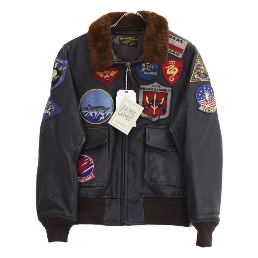 ＊最終値下げ　AVIREX G-1 ジャケット　ブラウン アヴィレックス AVIREX G－1 FLIGHT JACKET ANTIQUE LAMB / G－1