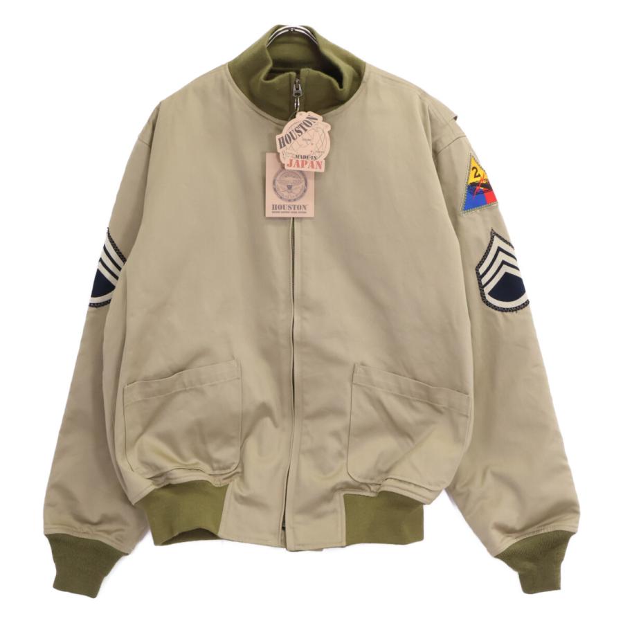 HOUSTON ヒューストン 5B-FR ブラウン U.S. ARMY COMBAT JACEKT