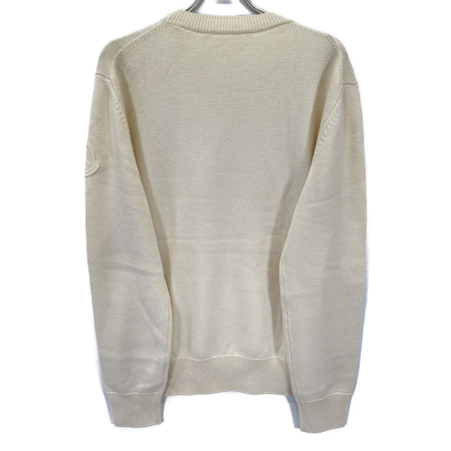 MONCLER（モンクレール） 21年 オフホワイト デカロゴ GIROCOLLO