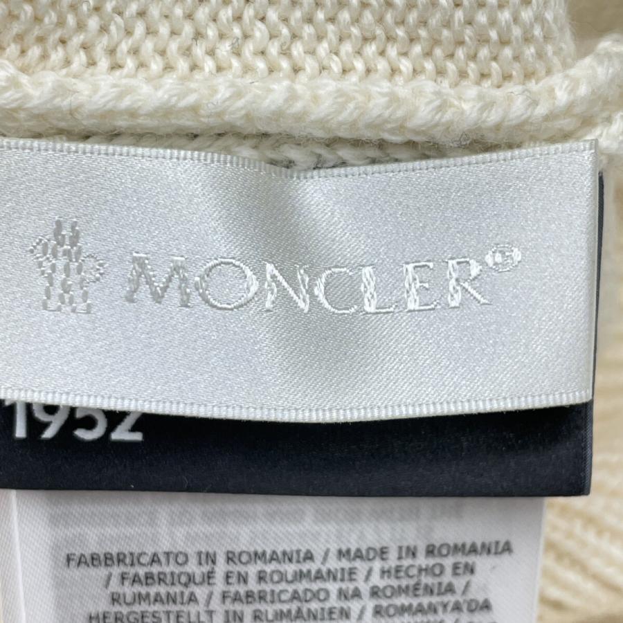 MONCLER（モンクレール） 21年 オフホワイト デカロゴ GIROCOLLO