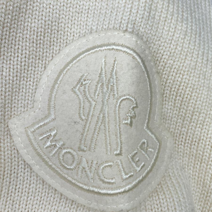 MONCLER（モンクレール） 21年 オフホワイト デカロゴ GIROCOLLO