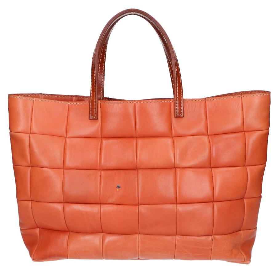 HENRY CUIR アンリークイール オミノ刺繍 レザー トートバッグ