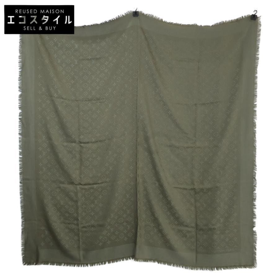 LOUIS VUITTON ルイヴィトン M75698 ショール・モノグラム シルク