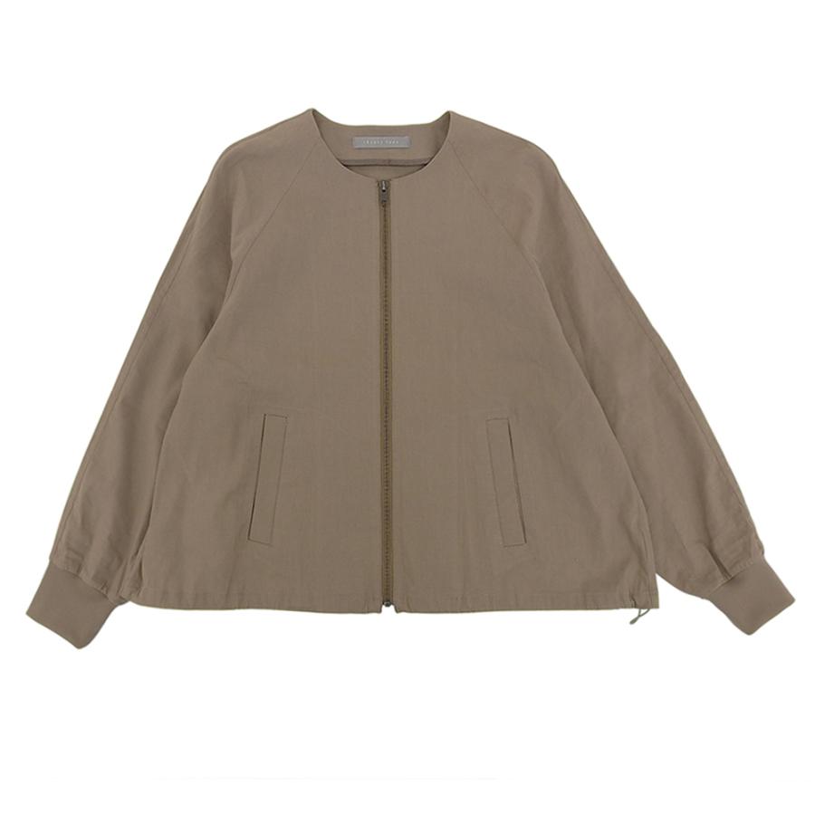 Theory セオリーリュクス 24SS 洗えるリネンブルゾン ベージュ Theory luxe - Theory luxe 21ss リネンクロップド丈ブルゾンの通販 by