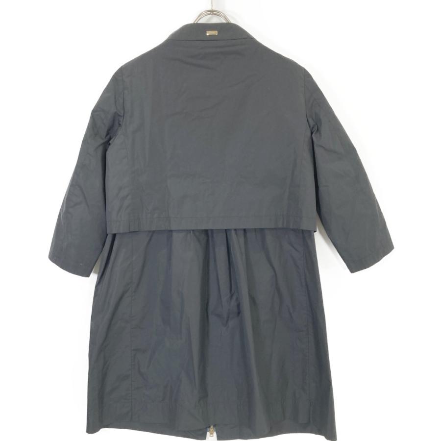 HERNO（ヘルノ） ブラック CA0072D フラワーデザイン ニーレングス