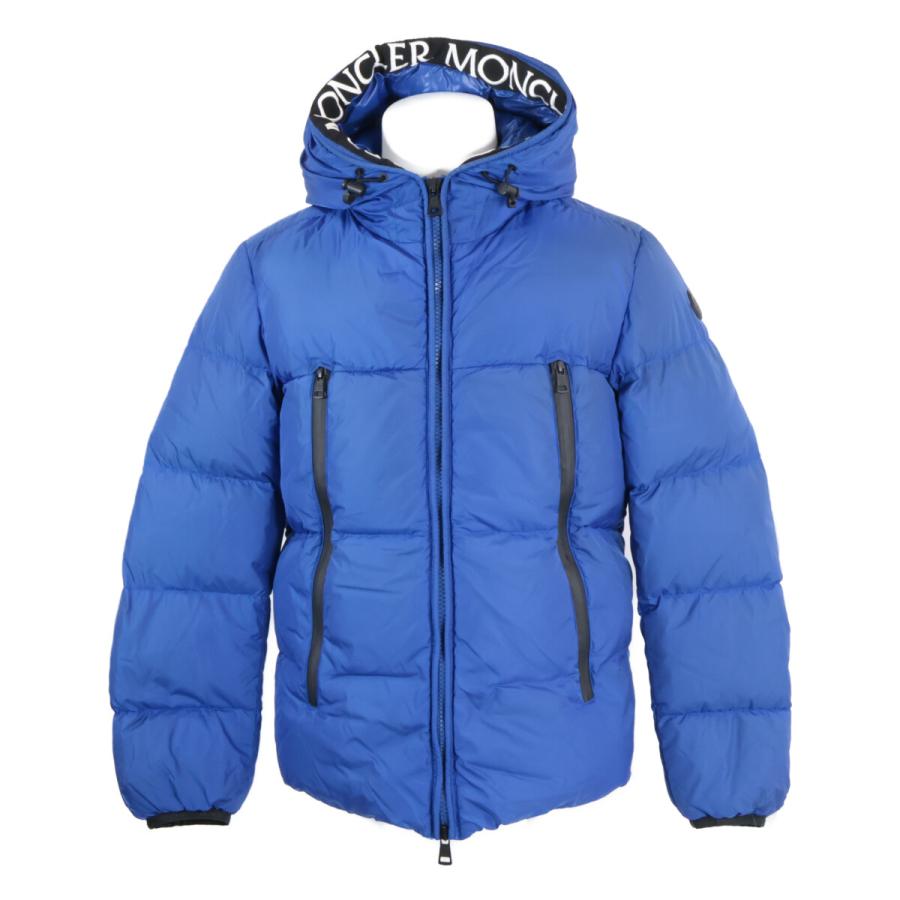 MONCLERモンクレールJEANCLAUDEナイロンジャケットサイズ0ネイビー Moncler Jeanclaude hooded nylon jacket - Men|C109141634055415576A