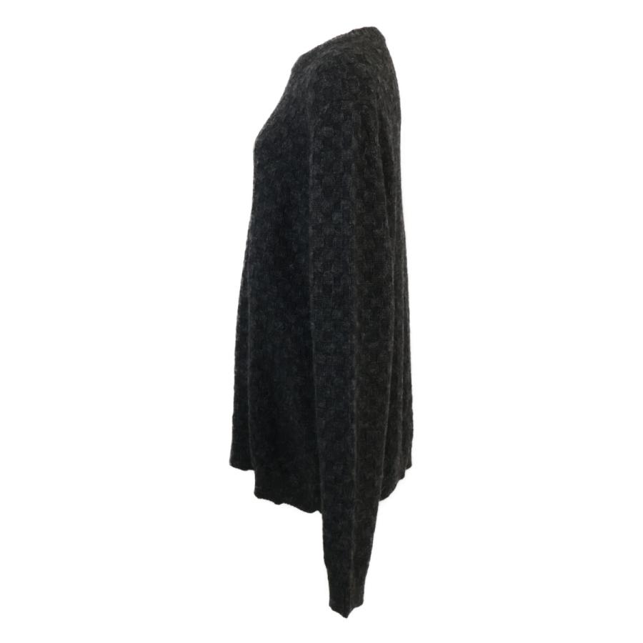 Louis Vuitton 　ダミエ柄長袖カットソー LOUIS VUITTON ルイヴィトン ウール ダミエ柄 長袖ニットセーター