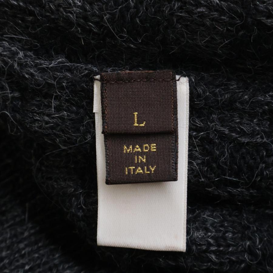 LOUIS VUITTON ルイヴィトン ウール ダミエ柄 長袖ニットセーター