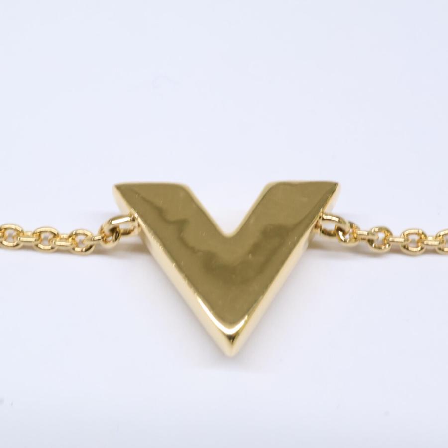 ルイヴィトン　M61084　エッセンシャルV ネックレス　ゴールド 美品 LOUIS VUITTON ルイヴィトン M61084 エセンシャルV ブレスレット