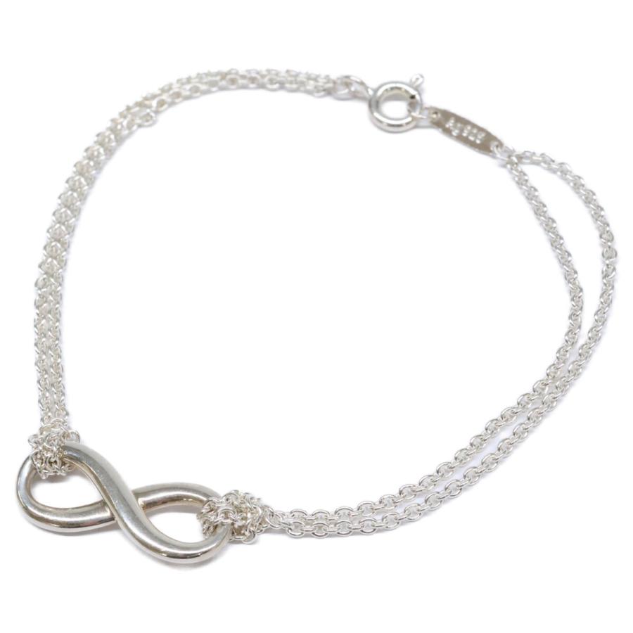 TIFFANY&Co.（ティファニー） 美品 925 インフィニティ ダブルチェーン