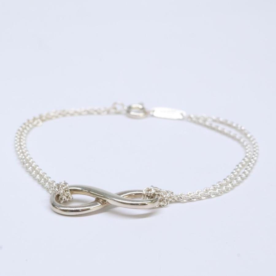 TIFFANY&Co.（ティファニー） 美品 925 インフィニティ ダブルチェーン