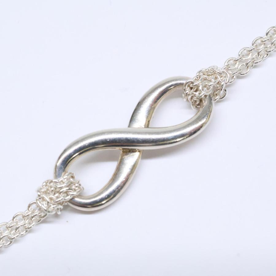 TIFFANY&Co.（ティファニー） 美品 925 インフィニティ ダブルチェーン