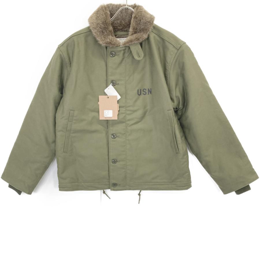 HOUSTON ヒューストン 5N-1 カーキ OD オリーブドラブ DECK Jacket
