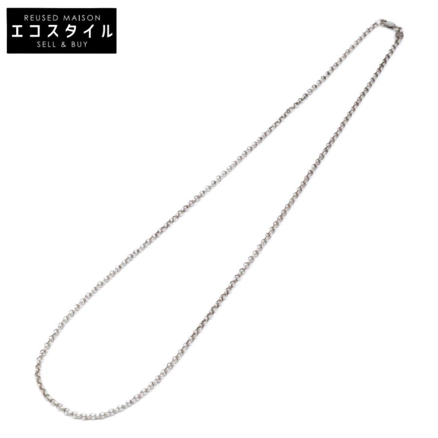 す*ー様 Chrome Hearts 2001年925刻印 ネックレス Chrome Hearts クロムハーツ 2001 925 ロール チェーン ネックレス 20