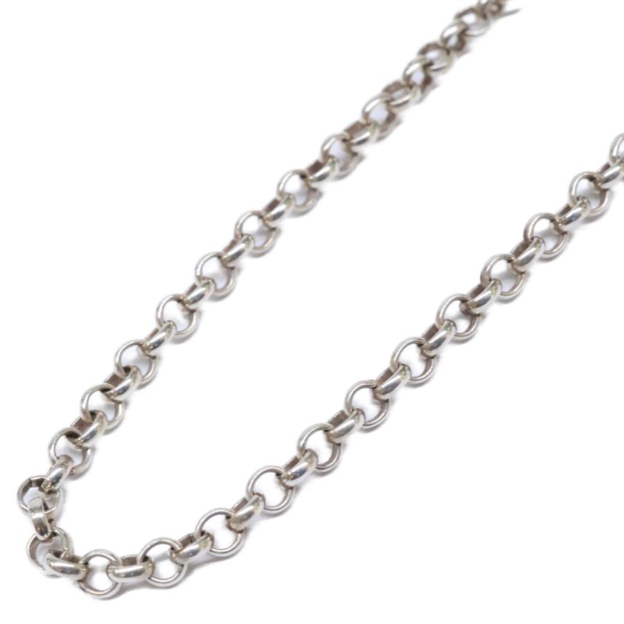 り*く様 クロムハーツ ロールチェーン 925 20インチ 2001 中古 50 Chrome Hearts クロムハーツ 2001 925 ロール チェーン ネックレス 20