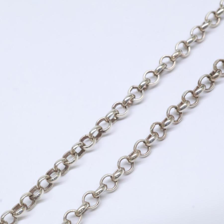 す*ー様 Chrome Hearts 2001年925刻印 ネックレス Chrome Hearts クロムハーツ 2001 925 ロール チェーン ネックレス 20
