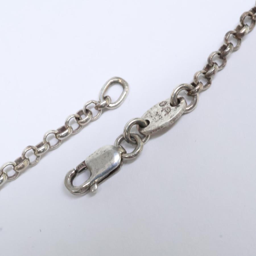 す*ー様 Chrome Hearts 2001年925刻印 ネックレス Chrome Hearts クロムハーツ 2001 925 ロール チェーン ネックレス 20