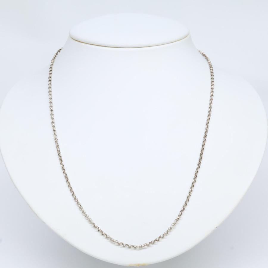 す*ー様 Chrome Hearts 2001年925刻印 ネックレス Chrome Hearts クロムハーツ 2001 925 ロール チェーン ネックレス 20