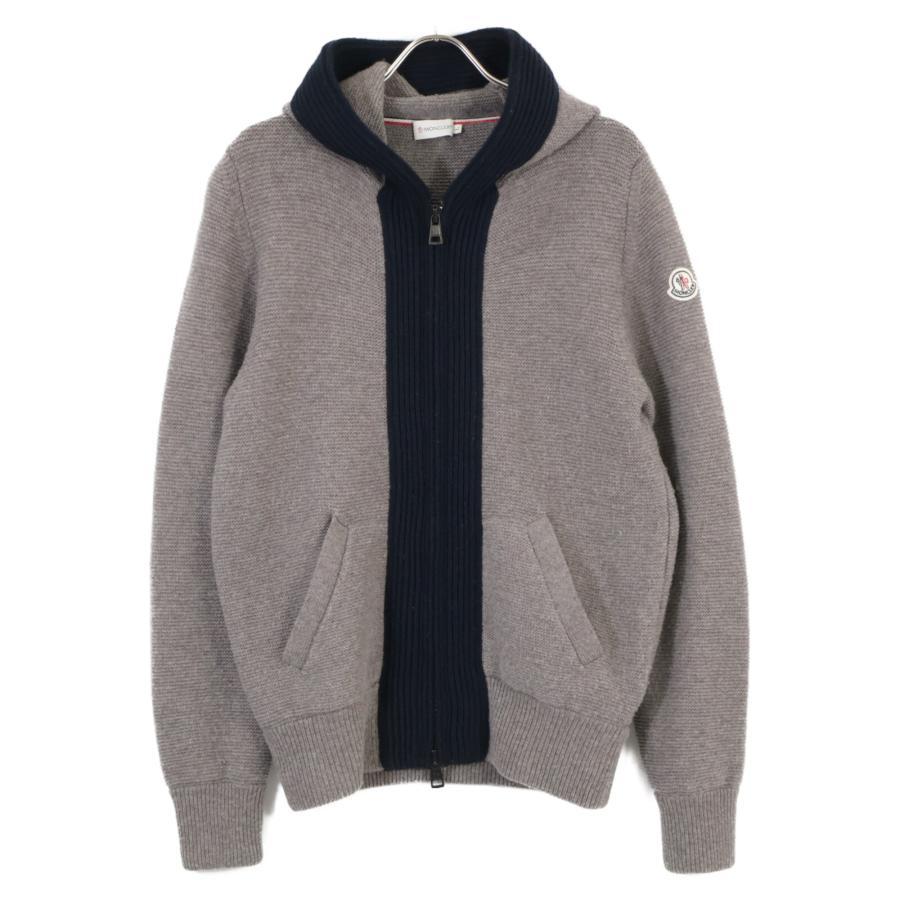 MONCLER グレー ノルディック柄 カーディガン モンクレール MONCLER MAGLIA TRICOT CARDIGAN マグリアトリコット