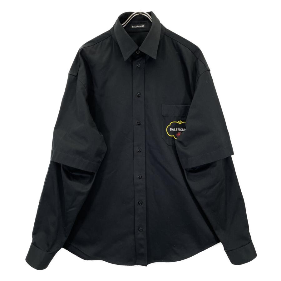 BALENCIAGA（バレンシアガ） 19年 603106 ブラック ロゴ ダブル