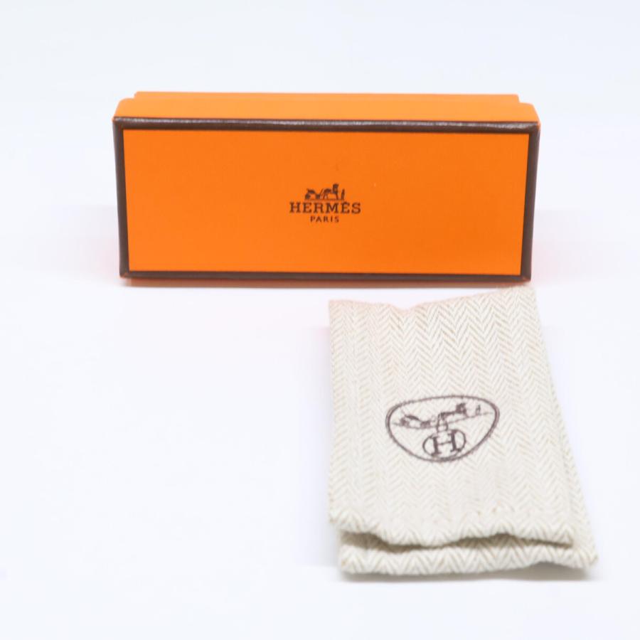 新品同様 HERMES エルメス バレッタ クルー・メドール PM ヘア