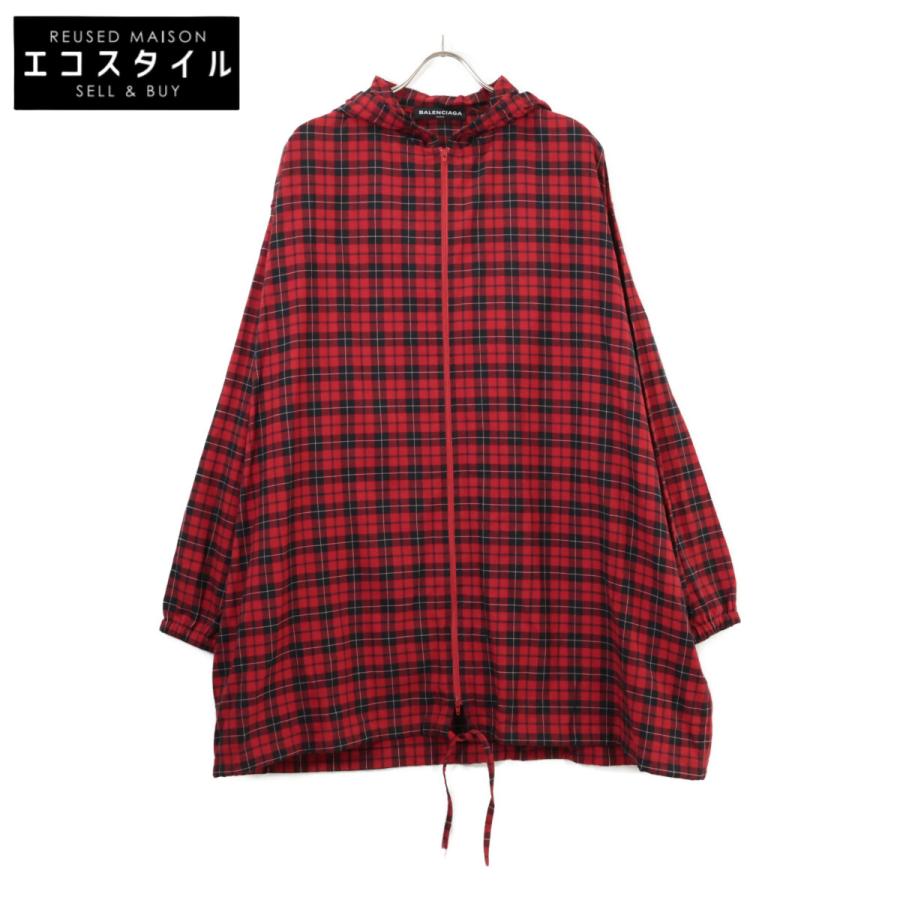 BALENCIAGA（バレンシアガ） 17年 508461 レッド チェック オーバー