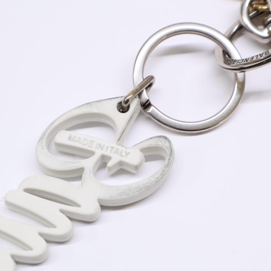 BALENCIAGA（バレンシアガ） Paloma キーリング チャーム ホワイト