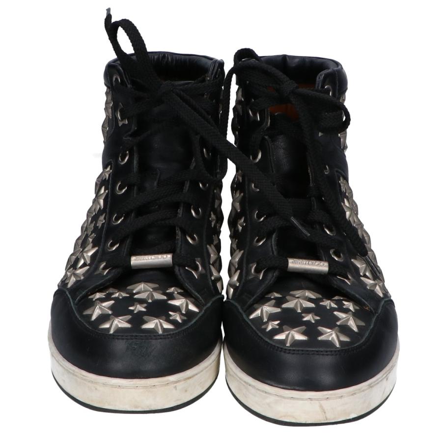 JIMMY CHOO ジミーチュウ スタッズ ハイカットスニーカー シューズ 36