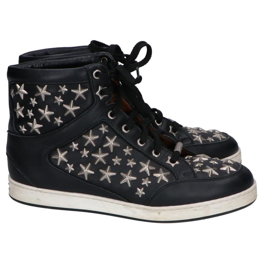 JIMMY CHOO ジミーチュウ スタッズ ハイカットスニーカー シューズ 36